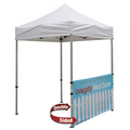 6 Foot Wide Double-Sided Tent Half Wall w/Liner and Deluxe Stabilizer Bar Kit/ Full-Color Full Bleed